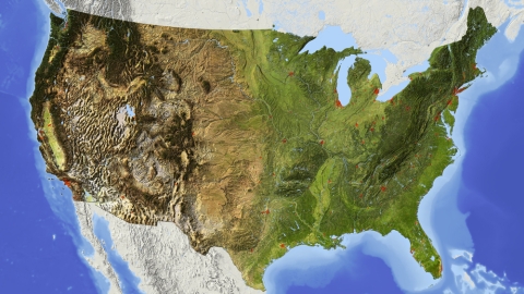 map of the USA
